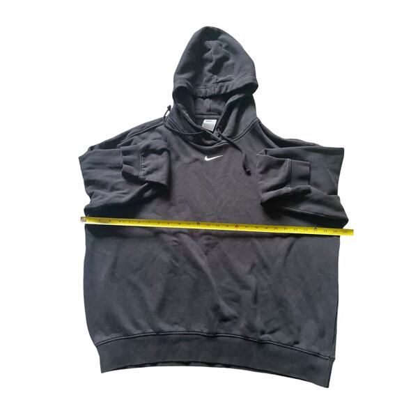 Nike Center Swoosh Mens/Teen/Unisex Black Hoodie Sweatshirt Size Large Cotton - Picture 6 of 7